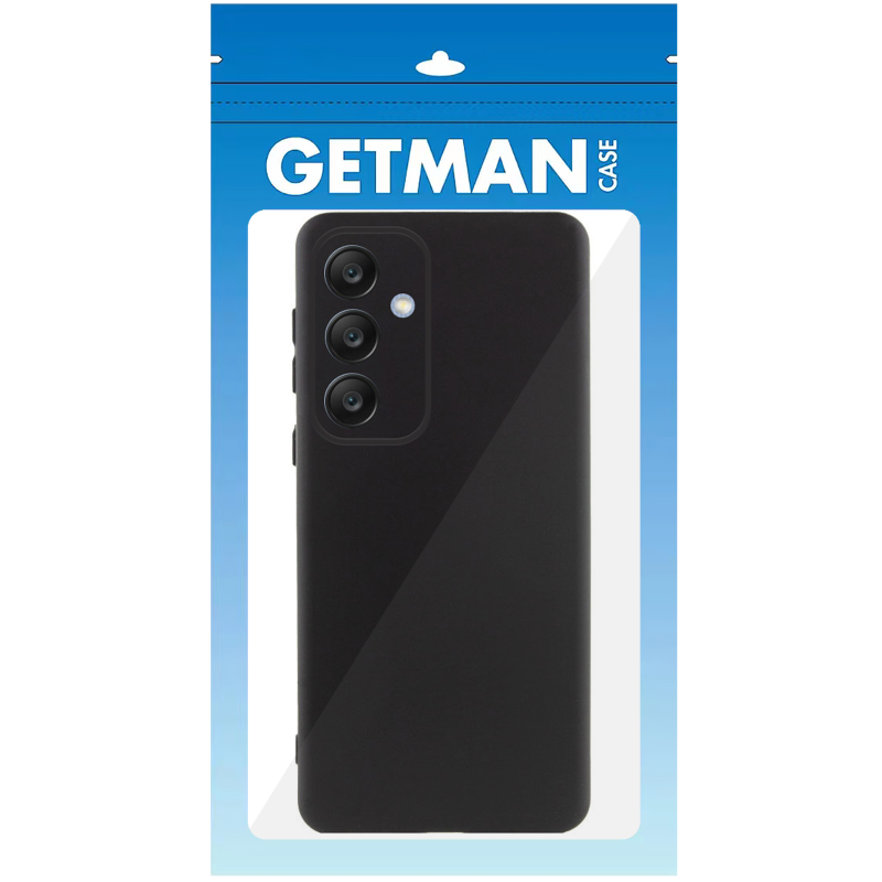 Чехол TPU GETMAN Liquid Silk Full Camera для Samsung Galaxy S24 FE, Черный / Black 3, TPU, купить оптом с доставкой