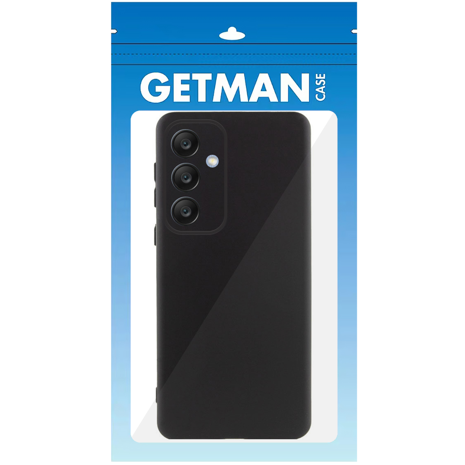 Чехол TPU GETMAN Liquid Silk Full Camera для Samsung Galaxy S24 FE, Черный / Black 3, TPU, купить оптом с доставкой