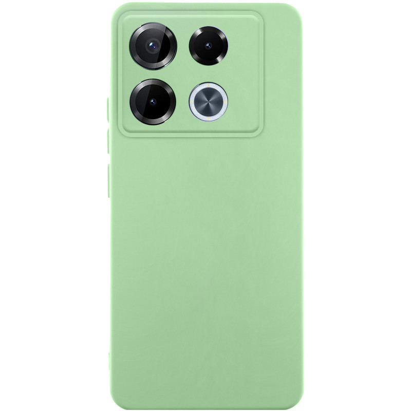 Чохол GETMAN Liquid Silk Full Camera для Infinix Note 40 Pro 4G | TPU + Мікрофібра на малюнкі №1