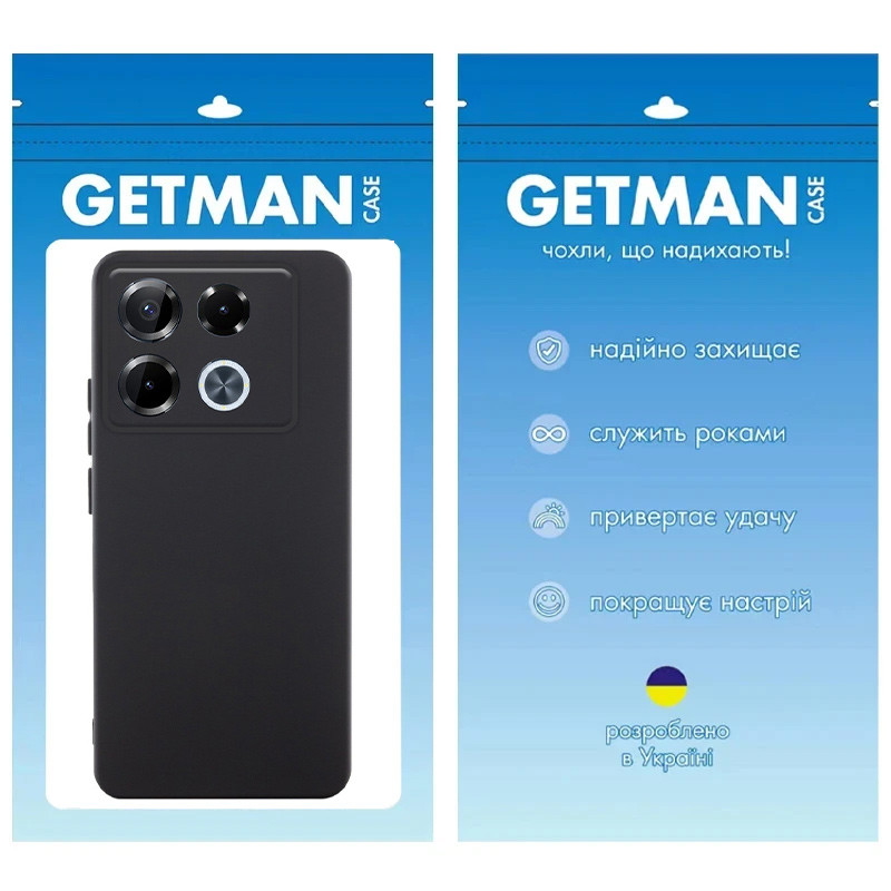 Чохол GETMAN Liquid Silk Full Camera для Infinix Note 40 Pro 4G | TPU + Мікрофібра на малюнкі №2
