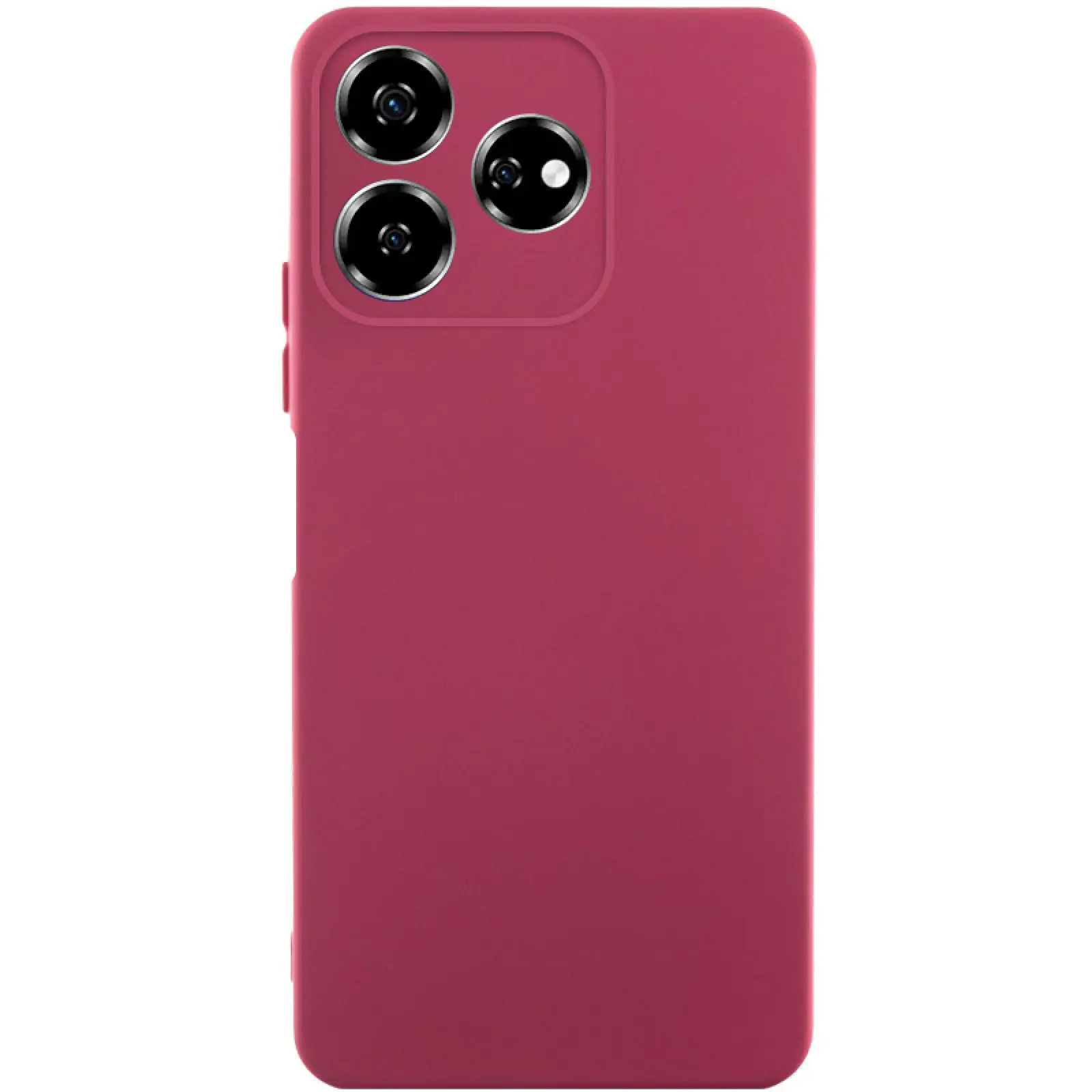 Чехол TPU GETMAN Liquid Silk Full Camera для ZTE Nubia V60, Бордовый / Marsala, TPU, купить оптом с доставкой