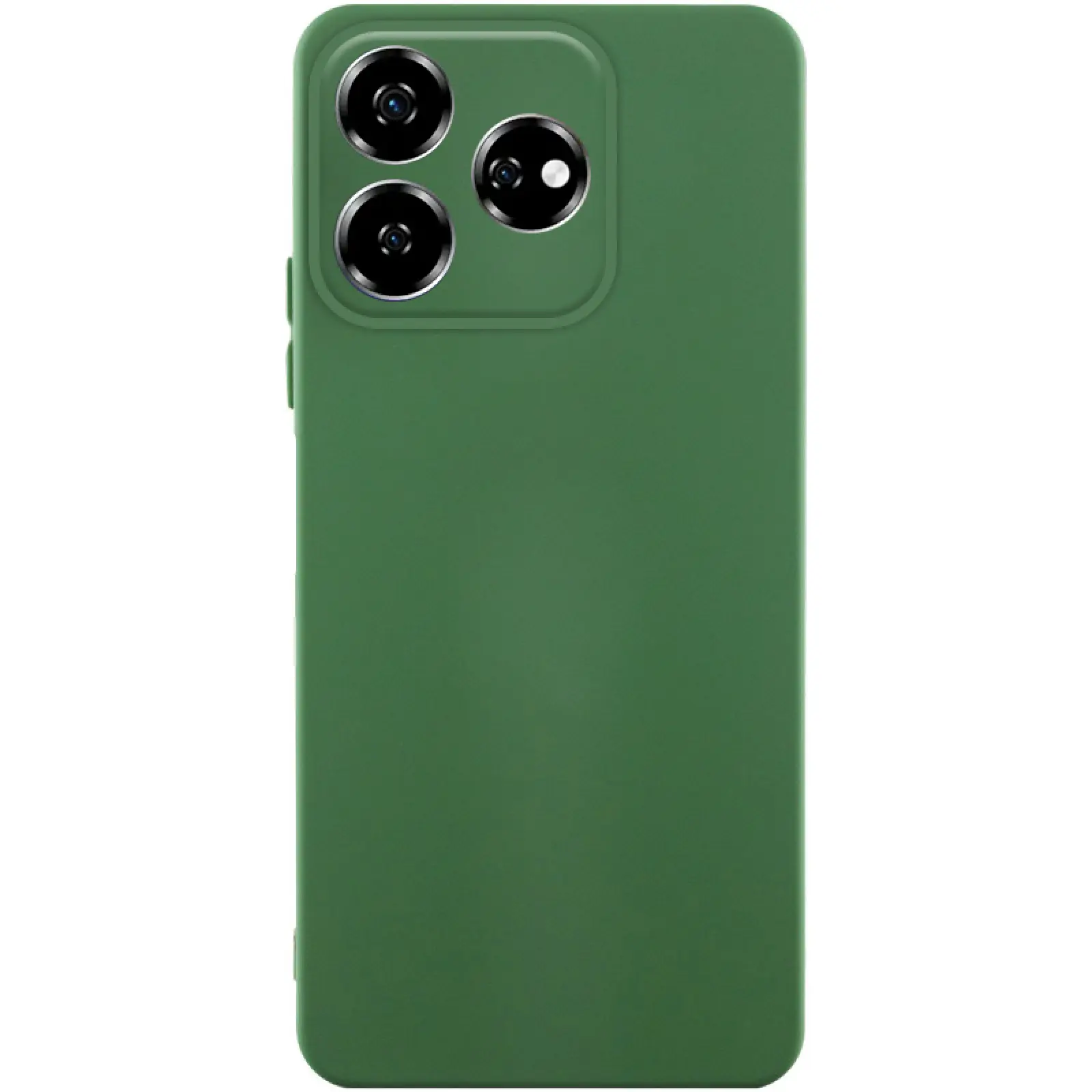 Чехол TPU GETMAN Liquid Silk Full Camera для ZTE Nubia V60, Зеленый / Dark green, TPU, купить оптом с доставкой