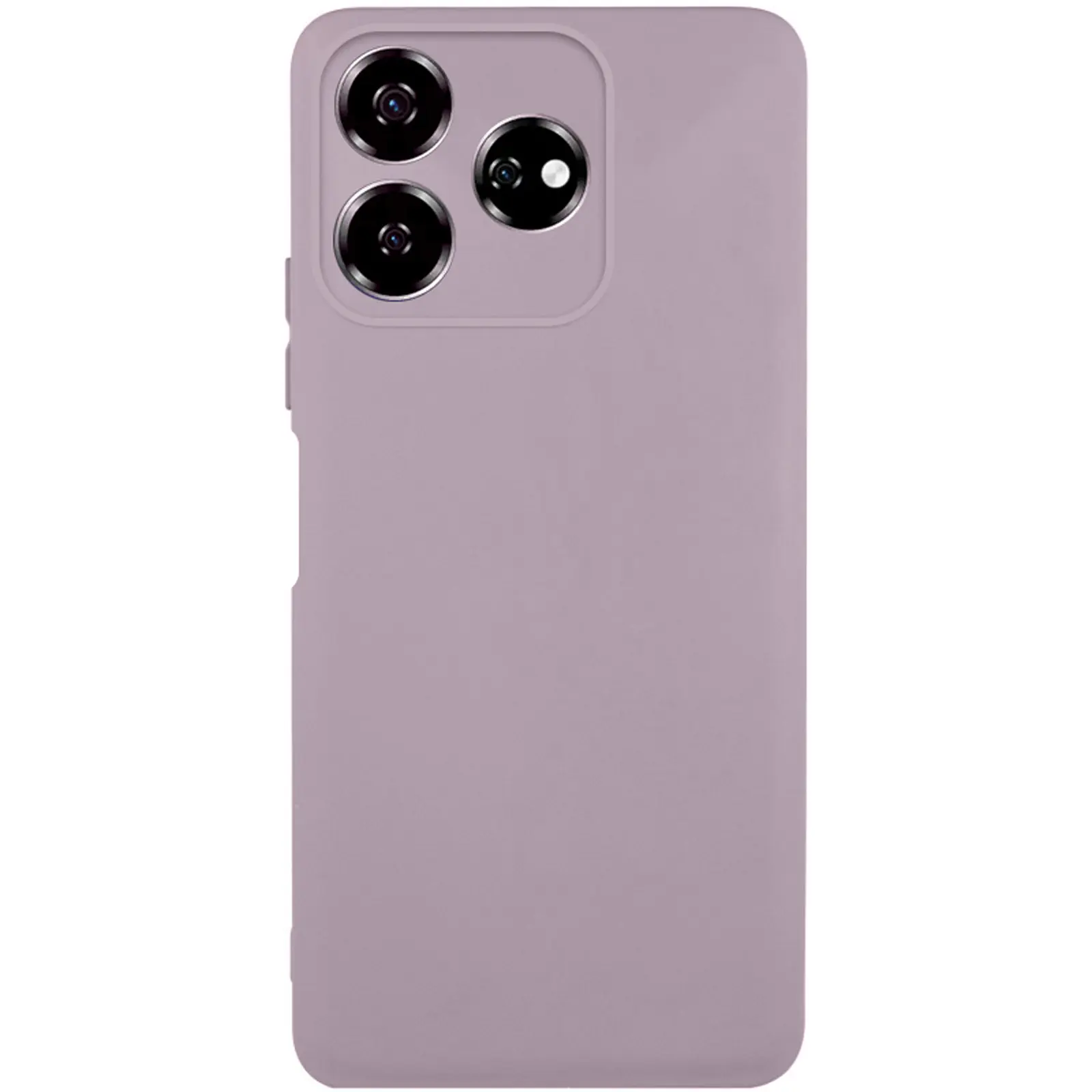 Чехол TPU GETMAN Liquid Silk Full Camera для ZTE Nubia V60, Серый / Lavender, TPU, купить оптом с доставкой