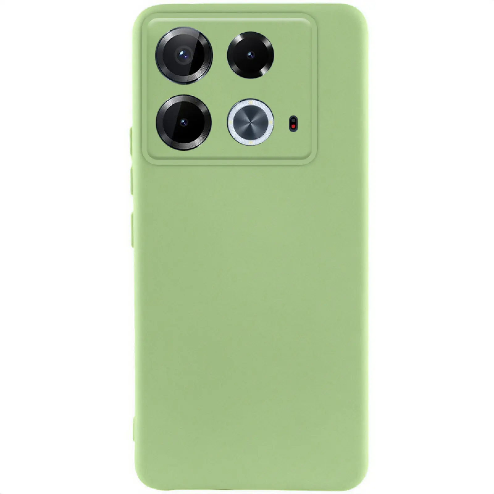 Чехол TPU GETMAN Liquid Silk Full Camera для Infinix Note 40 4G, Зеленый / Pistachio, TPU, купить оптом с доставкой