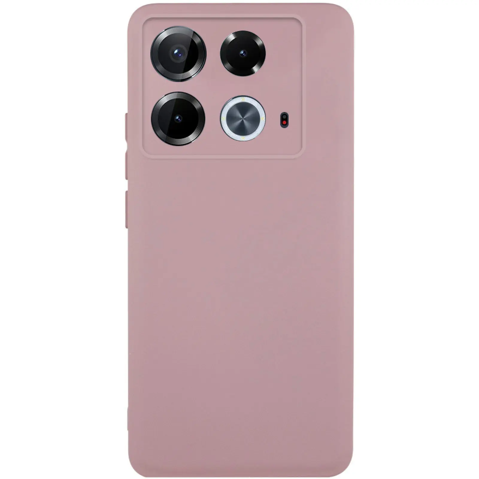 Чехол TPU GETMAN Liquid Silk Full Camera для Infinix Note 40 4G, Розовый / Pink Sand, TPU, купить оптом с доставкой