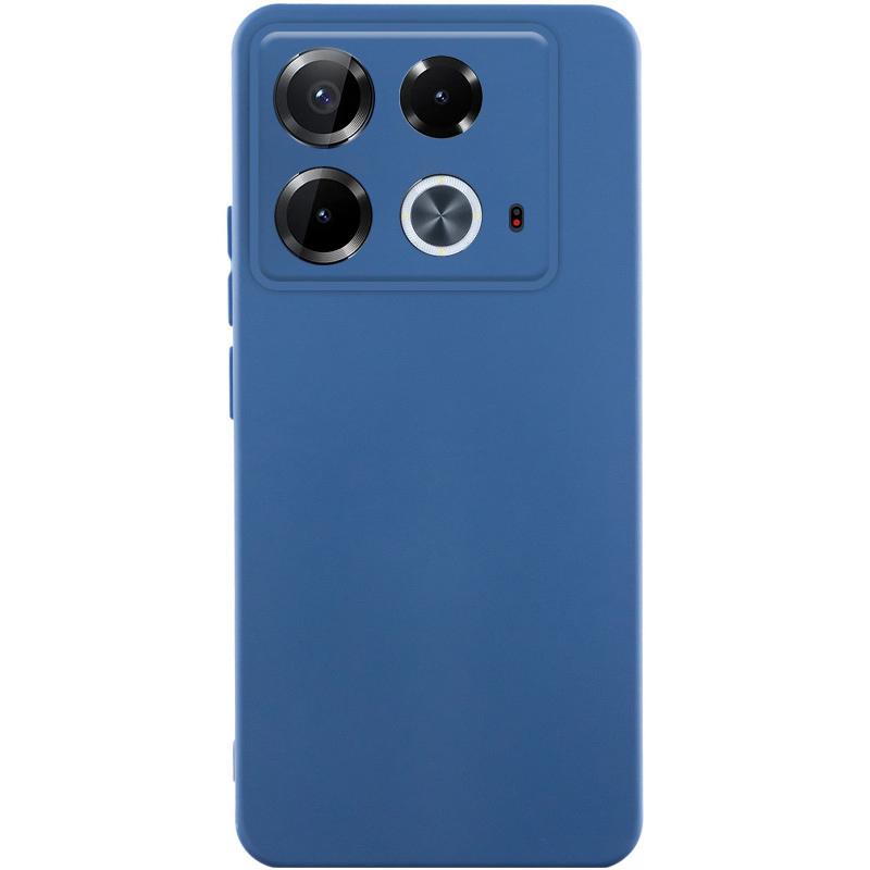 Чохол GETMAN Liquid Silk Full Camera для Infinix Note 40 4G | TPU + Мікрофібра на малюнкі №1