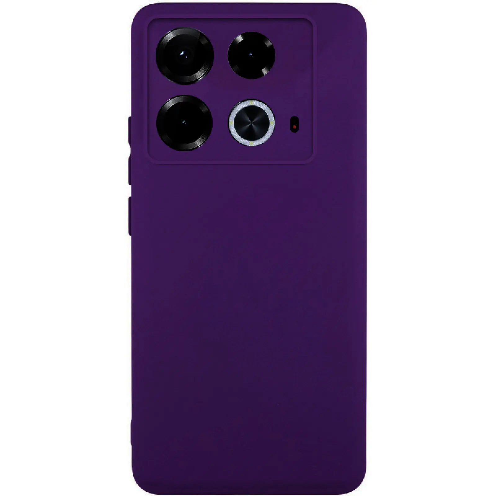 Чехол TPU GETMAN Liquid Silk Full Camera для Infinix Note 40 4G, Темно фиолетовый / Dark Purple, TPU, купить оптом с доставкой