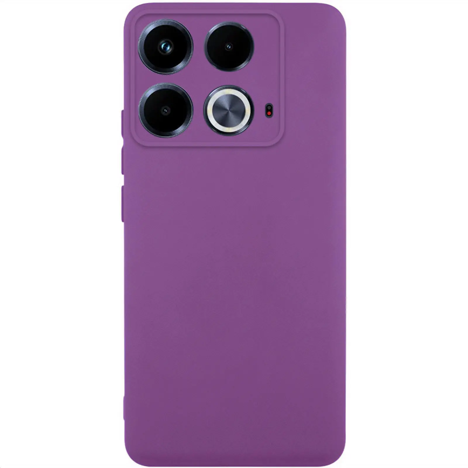 Чехол TPU GETMAN Liquid Silk Full Camera для Infinix Note 40 4G, Фиолетовый / Grape, TPU, купить оптом с доставкой