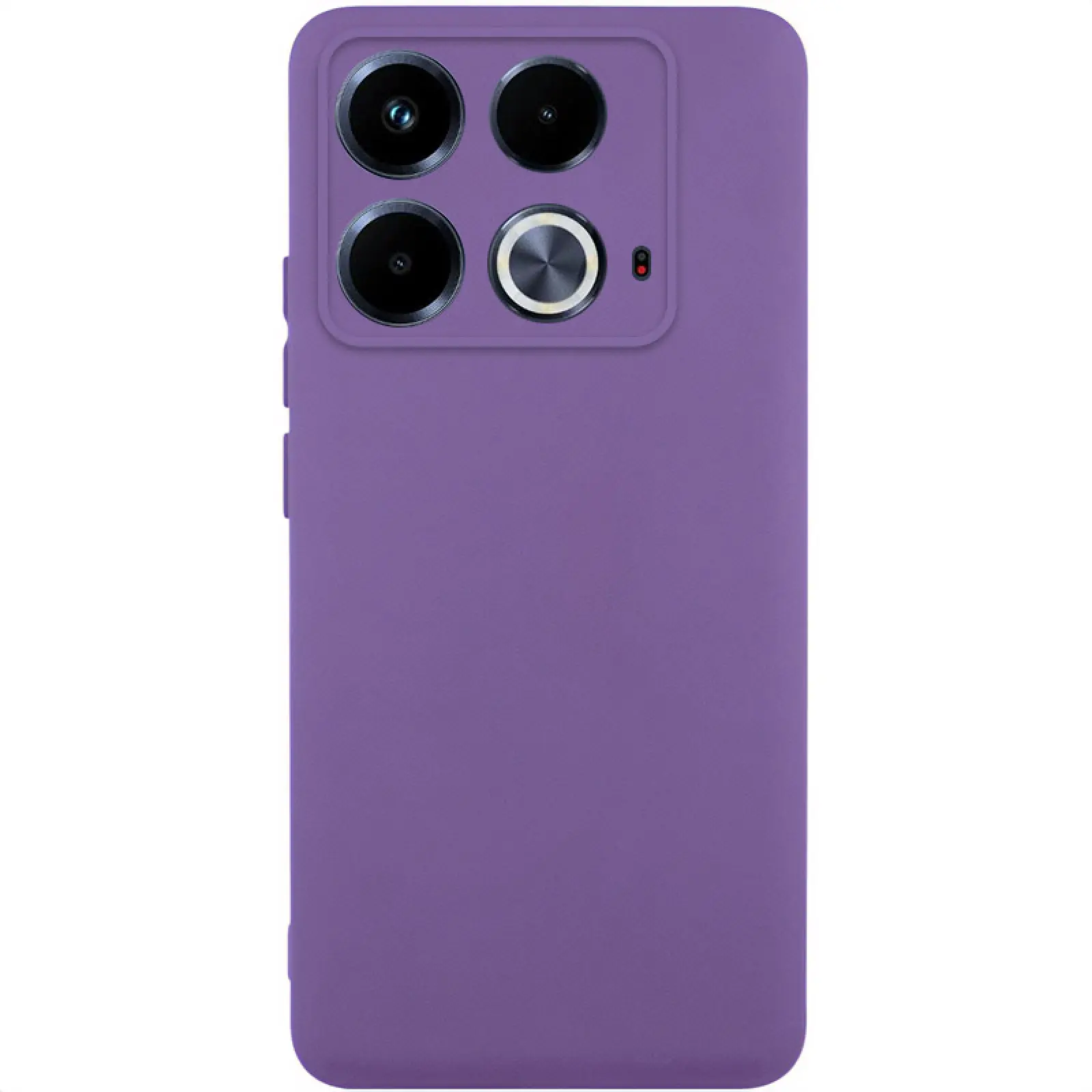 Чехол TPU GETMAN Liquid Silk Full Camera для Infinix Note 40 4G, Фиолетовый / Amethyst, TPU, купить оптом с доставкой