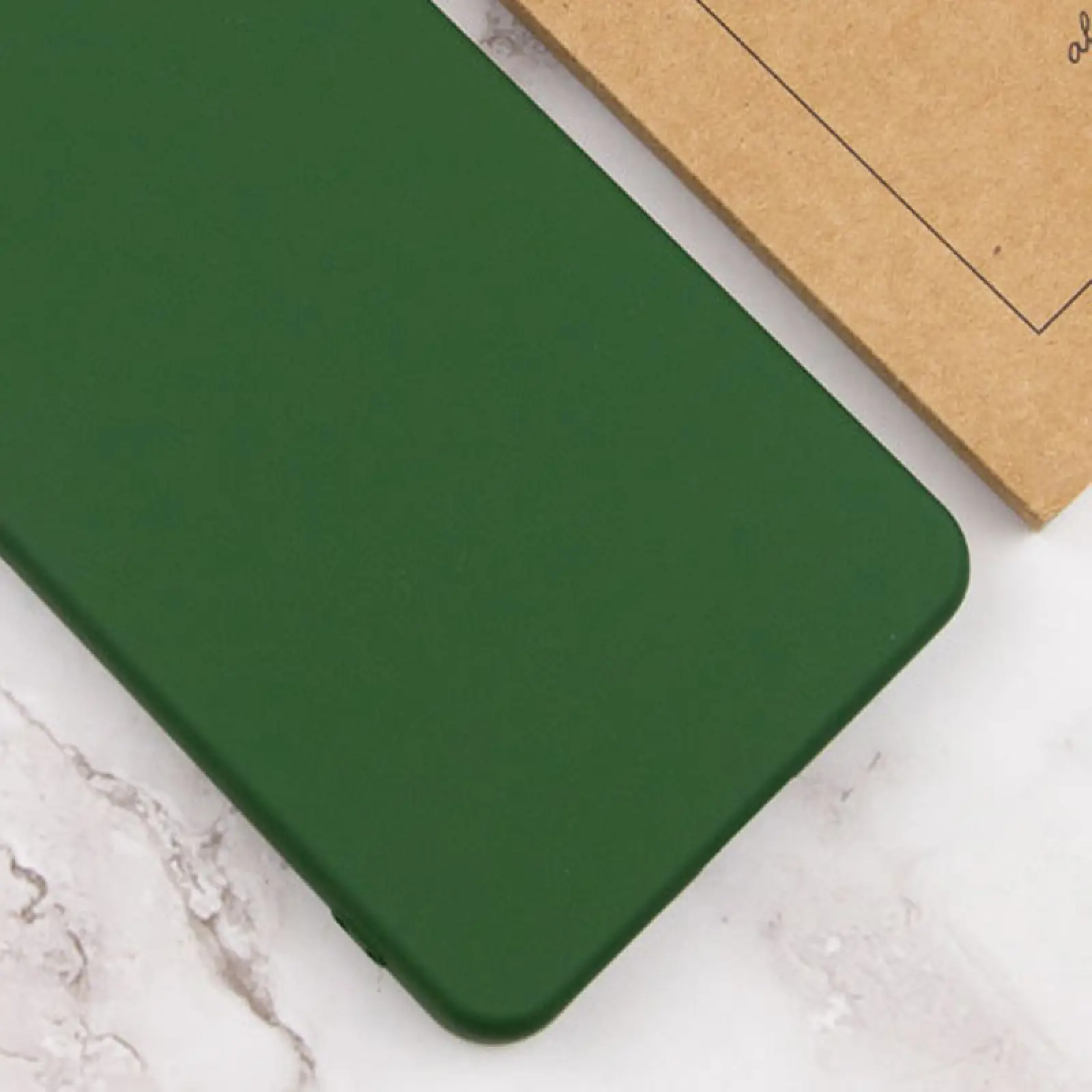 Чехол TPU GETMAN Liquid Silk Full Camera для Xiaomi Redmi 14C / Poco C75, Зеленый / Dark green 2, TPU, купить оптом с доставкой