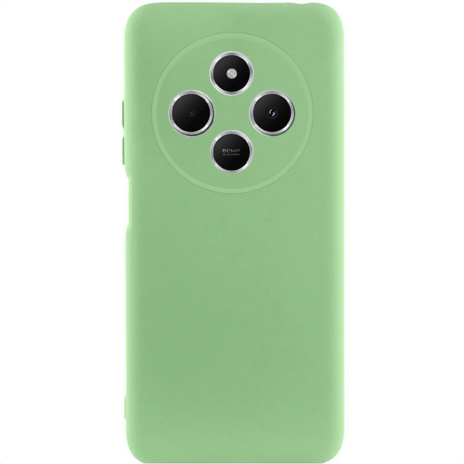 Чехол TPU GETMAN Liquid Silk Full Camera для Xiaomi Redmi 14C / Poco C75, Зеленый / Pistachio, TPU, купить оптом с доставкой