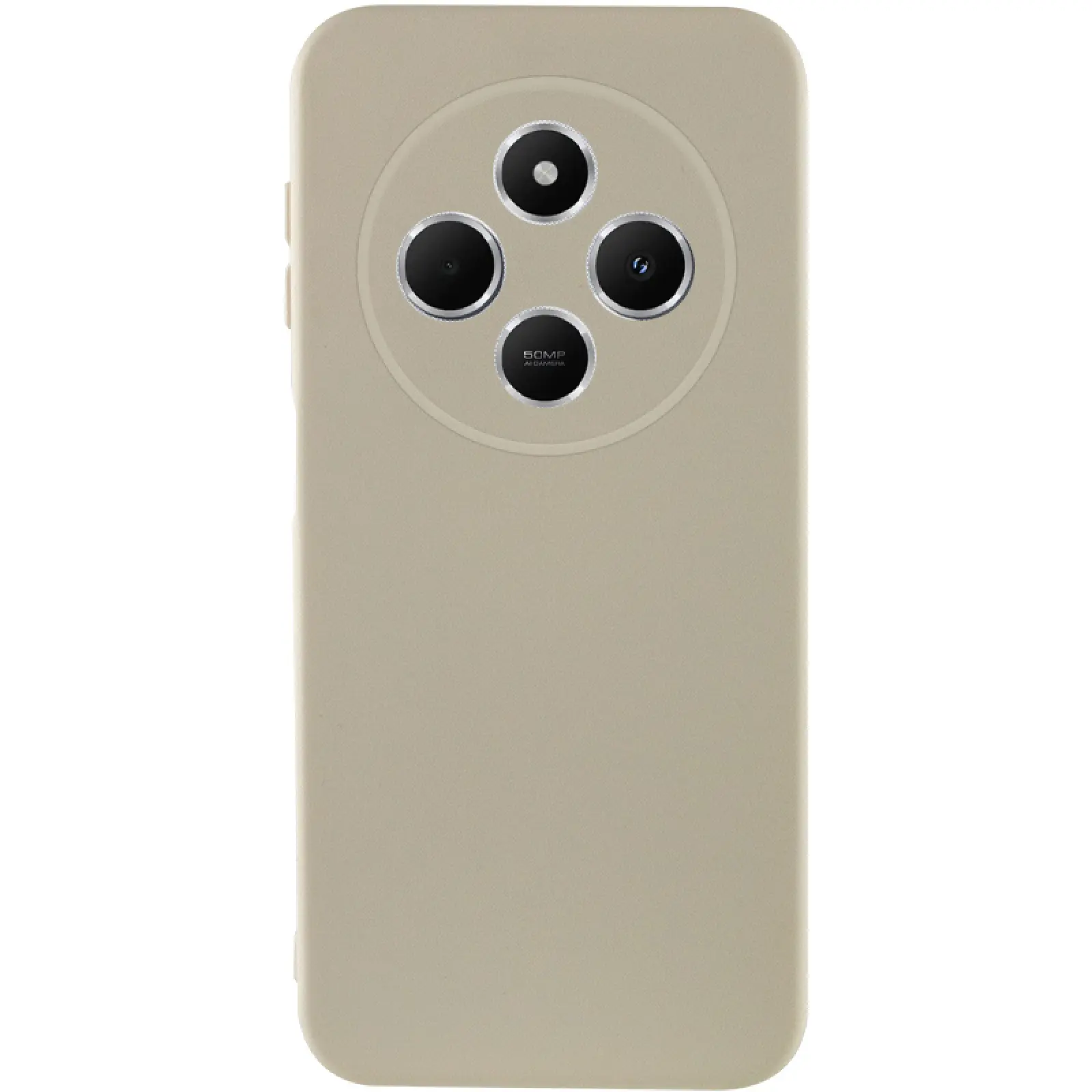 Чехол TPU GETMAN Liquid Silk Full Camera для Xiaomi Redmi 14C / Poco C75, Песочный / Sand, TPU, купить оптом с доставкой