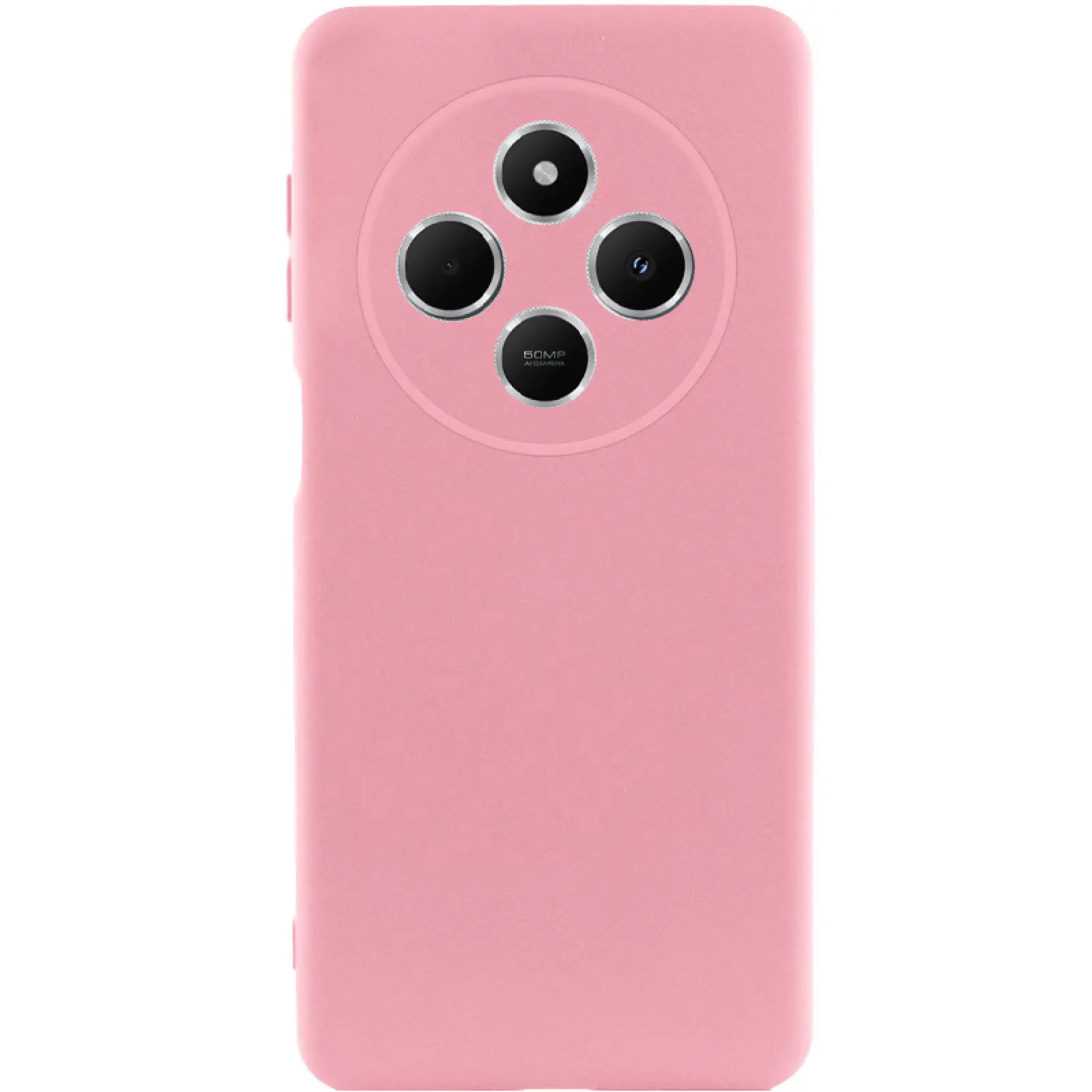 Чехол TPU GETMAN Liquid Silk Full Camera для Xiaomi Redmi 14C / Poco C75, Розовый / Pink, TPU, купить оптом с доставкой