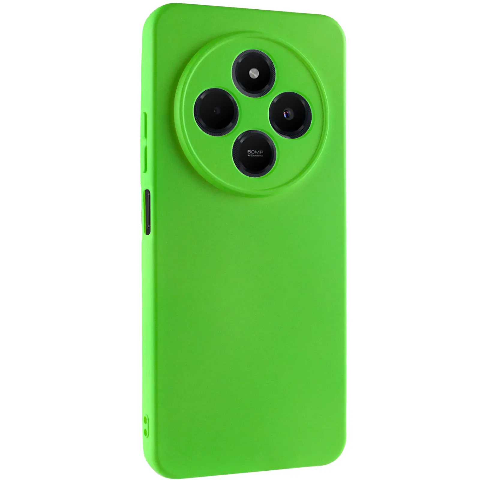Чехол TPU GETMAN Liquid Silk Full Camera для Xiaomi Redmi 14C / Poco C75, Салатовый / Neon Green, TPU, купить оптом с доставкой