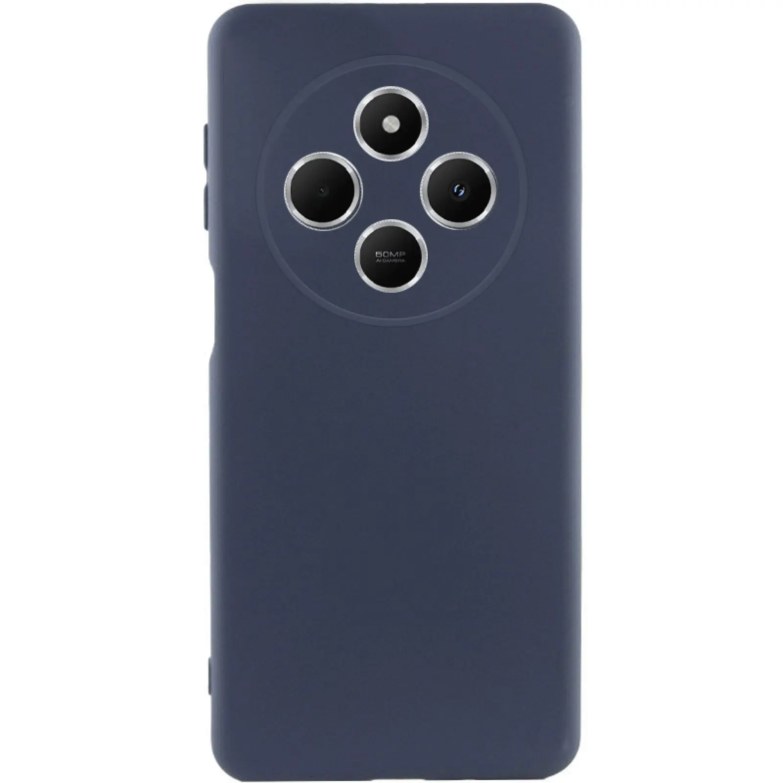 Чехол TPU GETMAN Liquid Silk Full Camera для Xiaomi Redmi 14C / Poco C75, Синий / Midnight Blue, TPU, купить оптом с доставкой