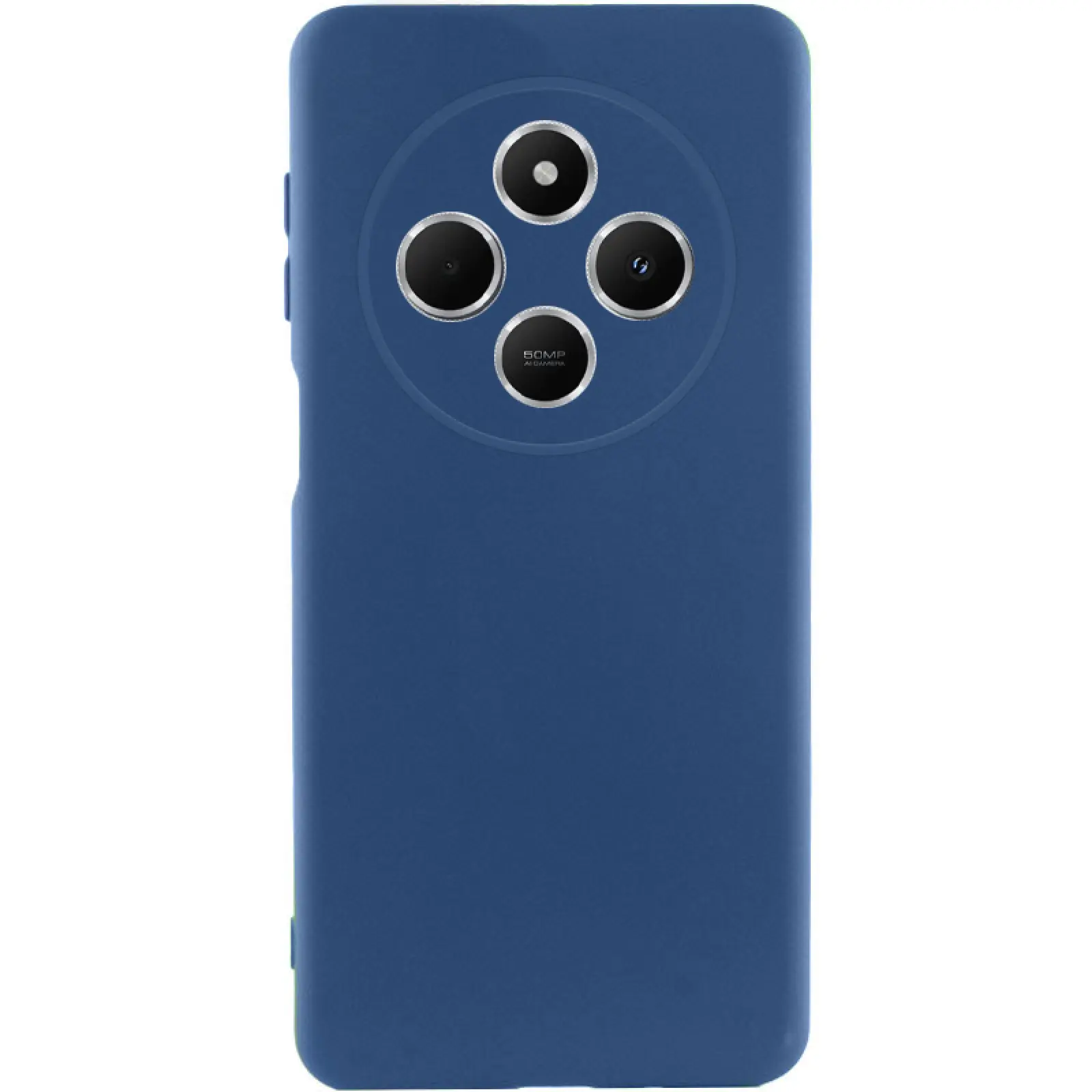 Чехол TPU GETMAN Liquid Silk Full Camera для Xiaomi Redmi 14C / Poco C75, Синий / Navy Blue, TPU, купить оптом с доставкой