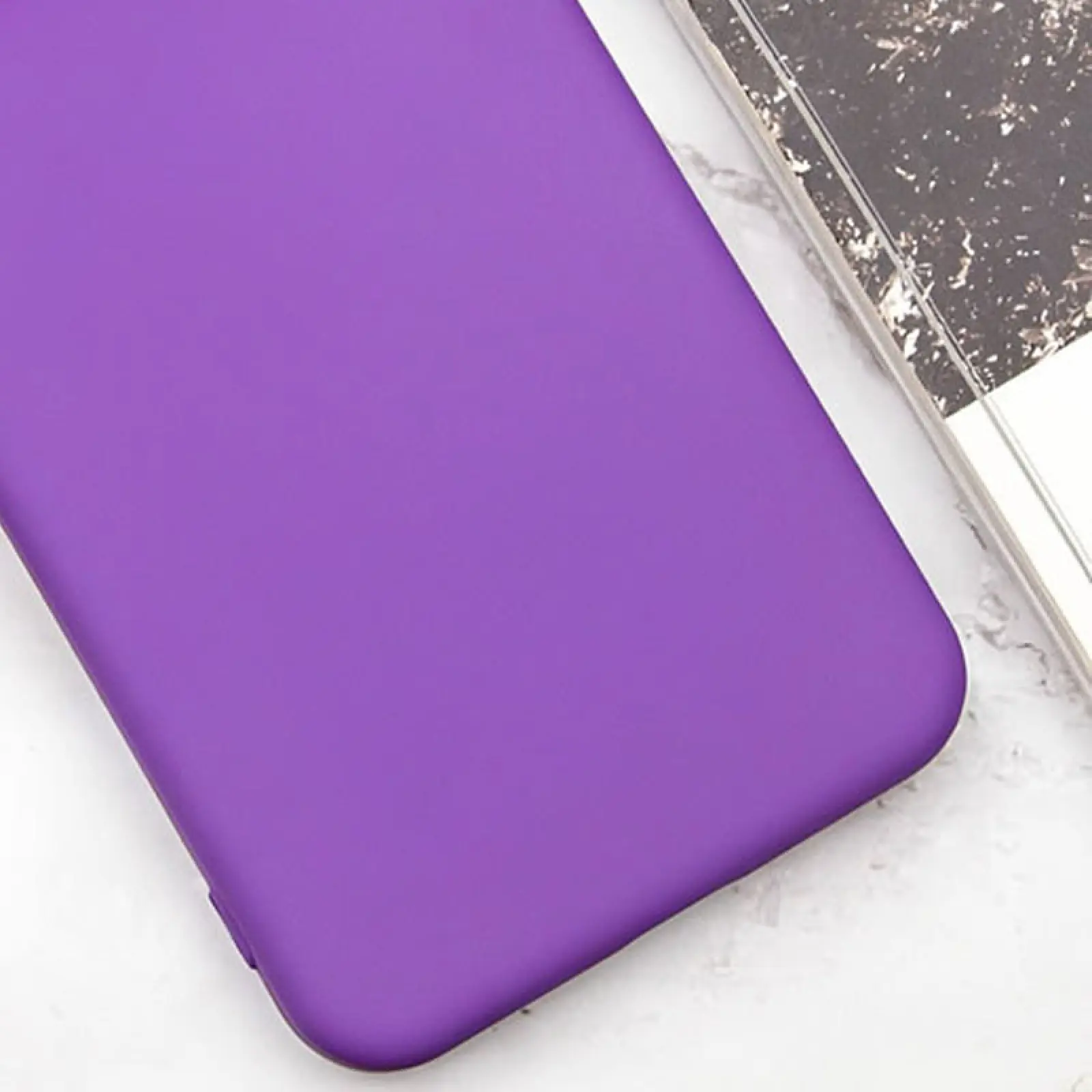 Чехол TPU GETMAN Liquid Silk Full Camera для Xiaomi Redmi 14C / Poco C75, Фиолетовый / Purple 1, TPU, купить оптом с доставкой