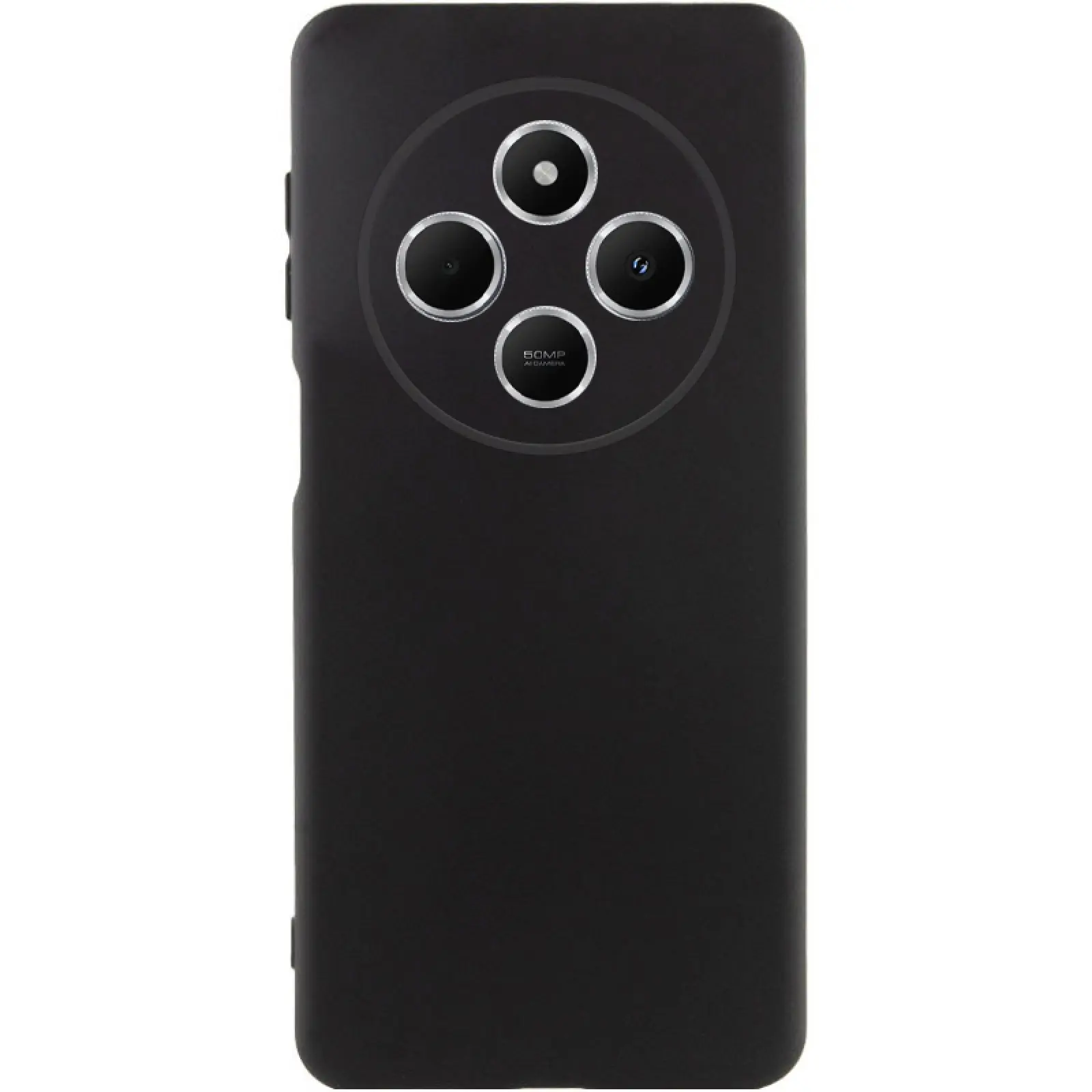 Чехол TPU GETMAN Liquid Silk Full Camera для Xiaomi Redmi 14C / Poco C75, Черный / Black, TPU, купить оптом с доставкой