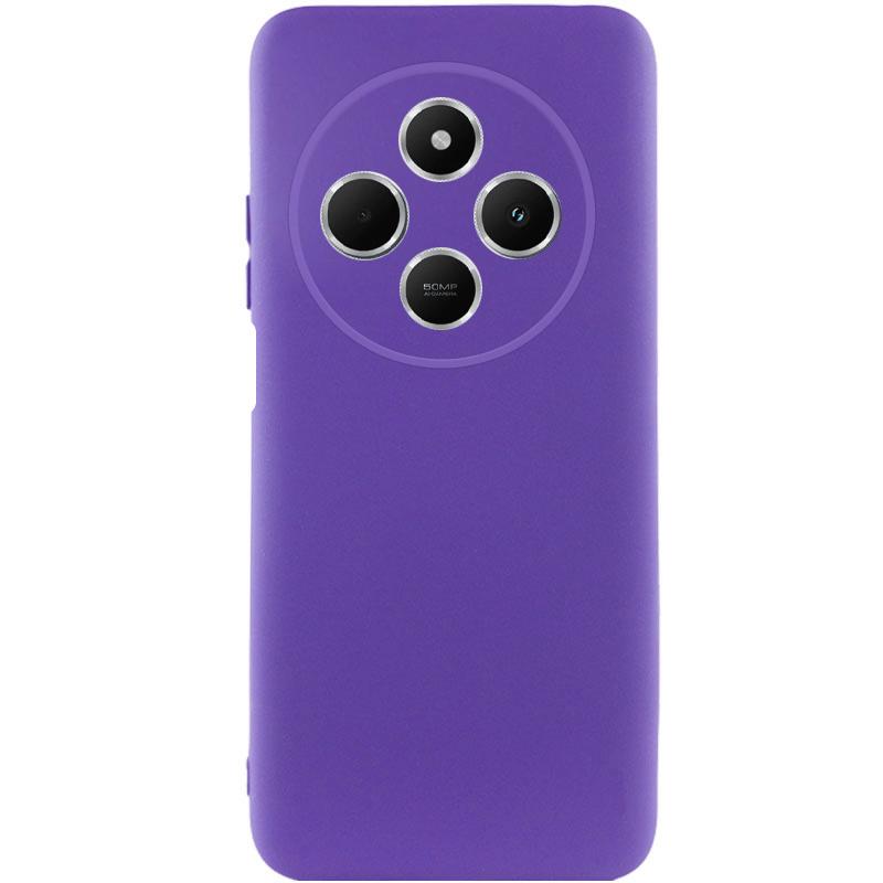 Чохол GETMAN Liquid Silk Full Camera для Xiaomi Redmi 14C / Poco C75 | TPU + Мікрофібра на малюнкі №1