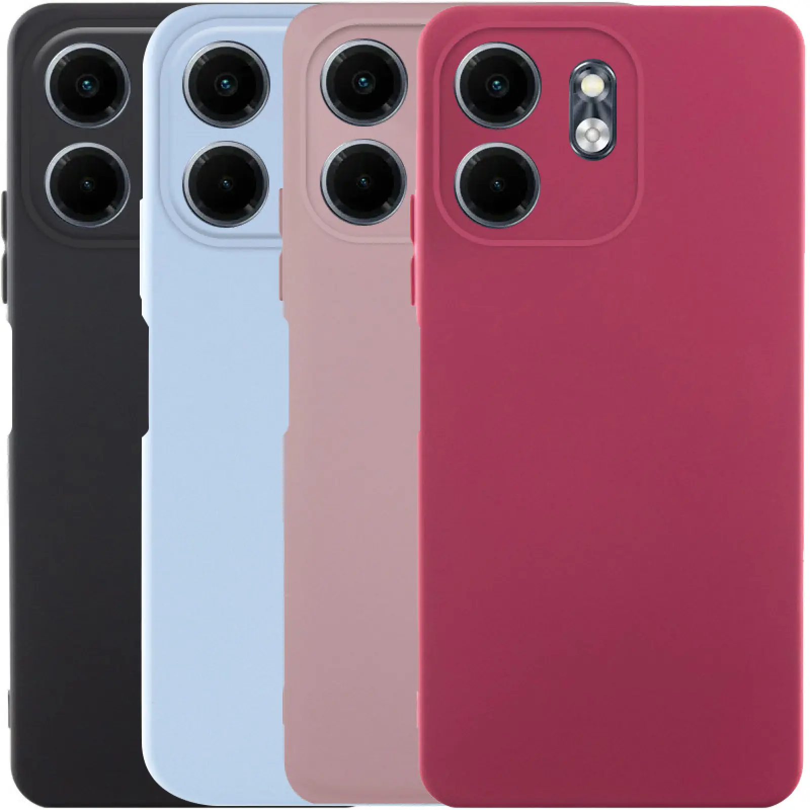 Чохол TPU GETMAN Liquid Silk Full Camera для Infinix Smart 9 4G / Hot 50i, TPU, купити оптом з доставкою