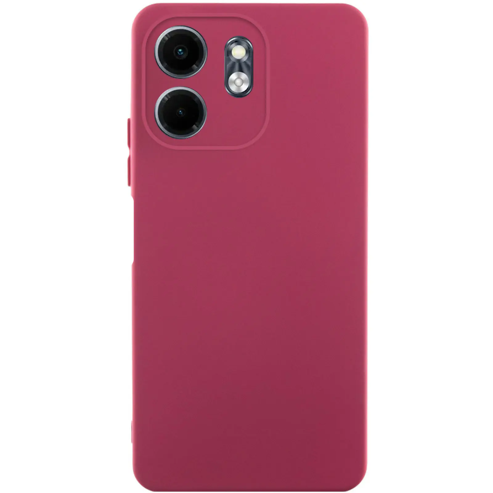Чохол TPU GETMAN Liquid Silk Full Camera для Infinix Smart 9 4G / Hot 50i, Бордовий / Marsala, TPU, купити оптом з доставкою
