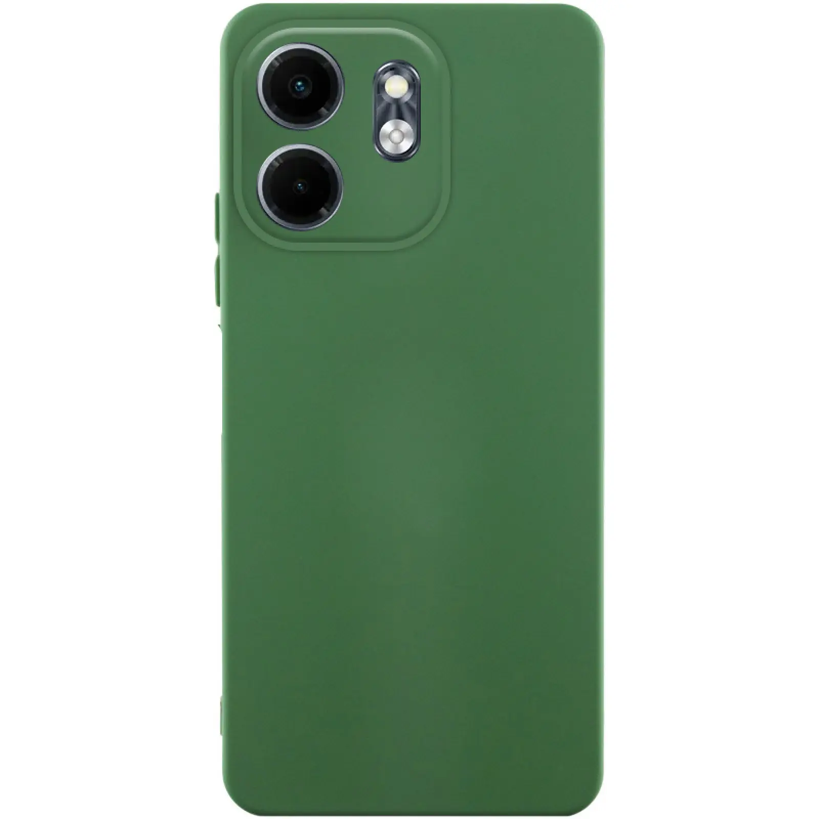 Чохол TPU GETMAN Liquid Silk Full Camera для Infinix Smart 9 4G / Hot 50i, Зелений / Dark green, TPU, купити оптом з доставкою