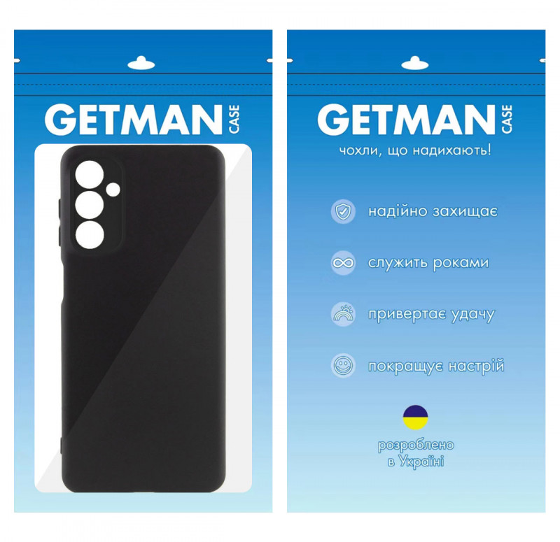 Чохол GETMAN Liquid Silk Full Camera для Samsung Galaxy A26 5G | TPU + Мікрофібра на малюнкі №5