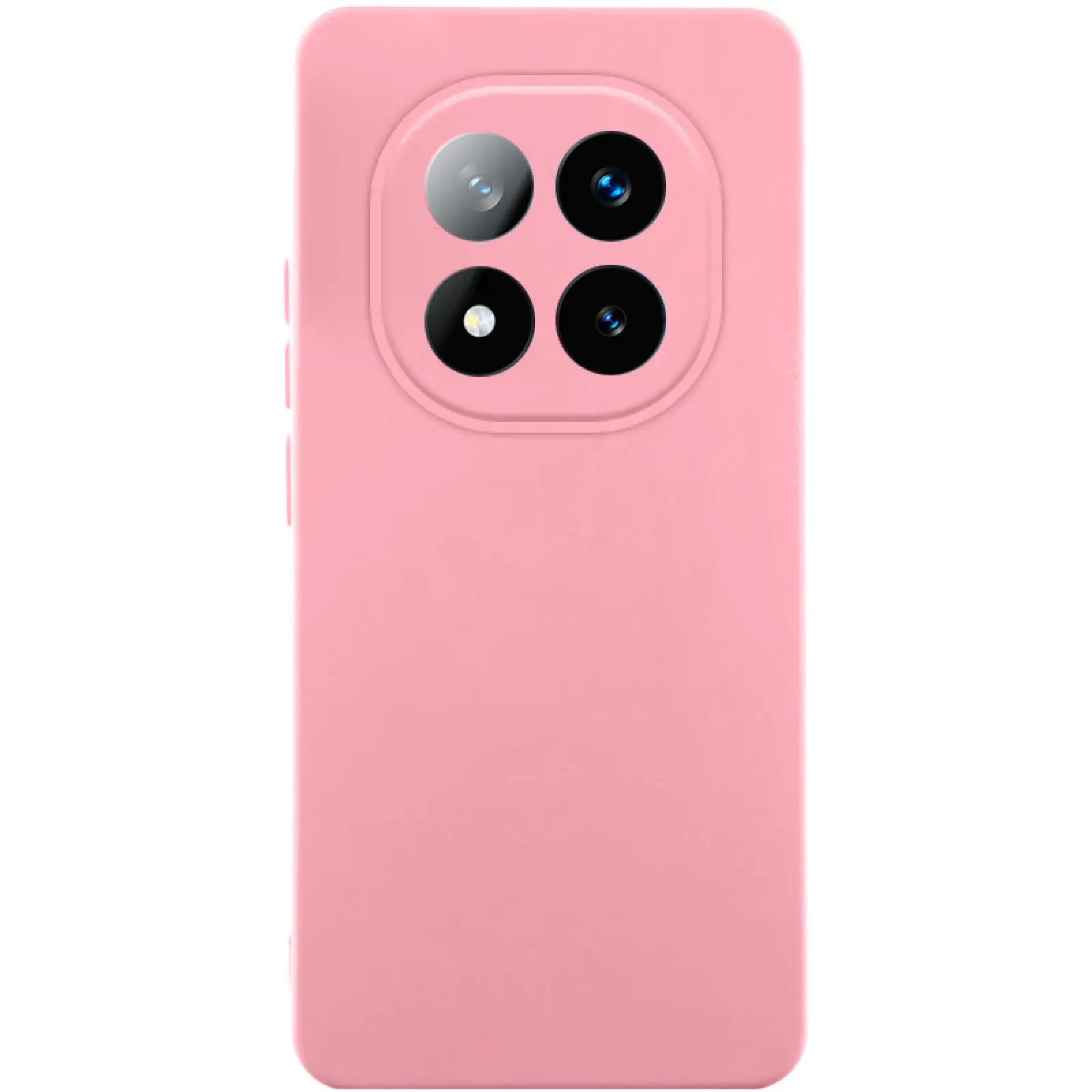 Чехол TPU GETMAN Liquid Silk Full Camera для Xiaomi Redmi Note 14 Pro+ 5G, Розовый / Pink, TPU, купить оптом с доставкой