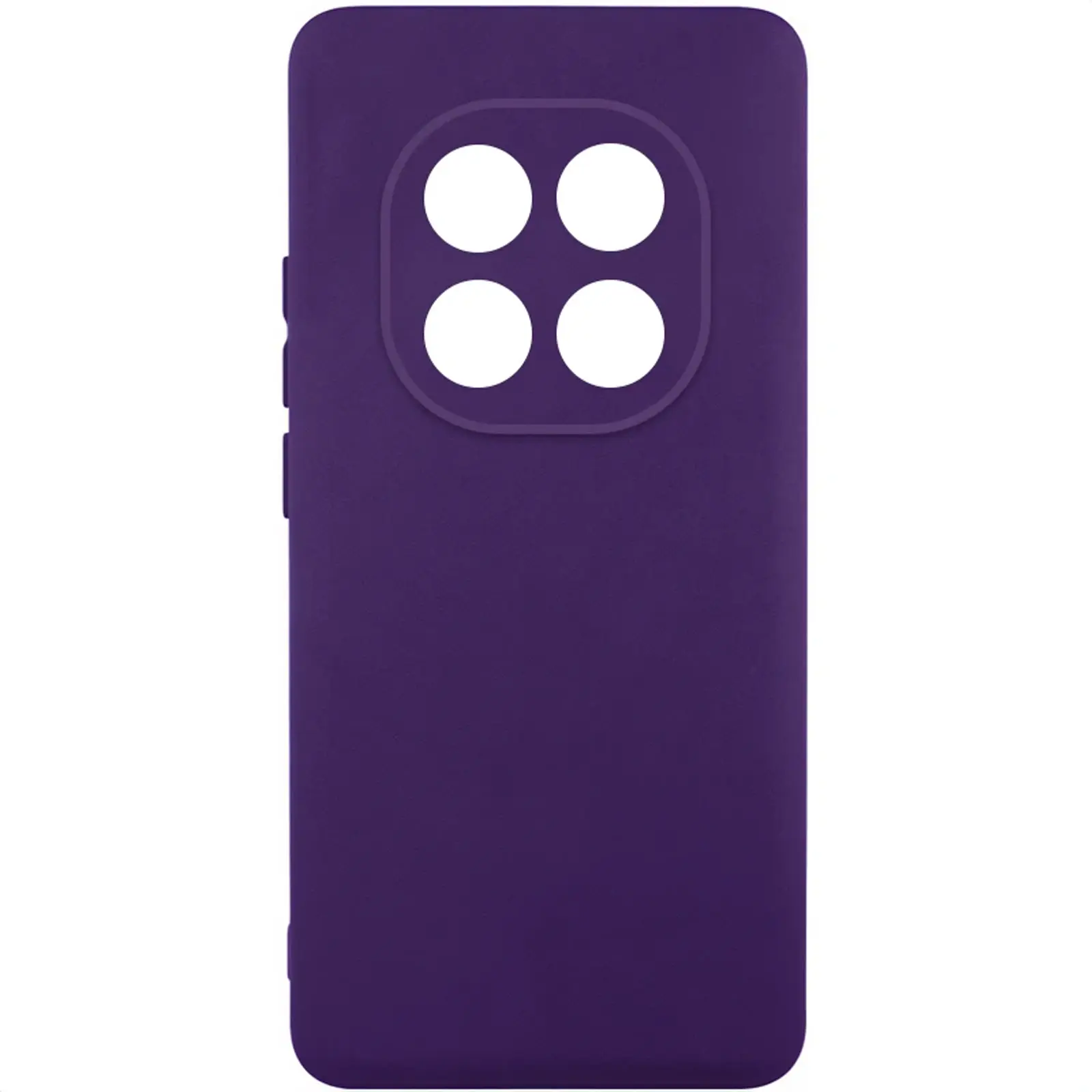 Чехол TPU GETMAN Liquid Silk Full Camera для Xiaomi Redmi Note 14 Pro+ 5G, Темно фиолетовый / Dark Purple, TPU, купить оптом с доставкой