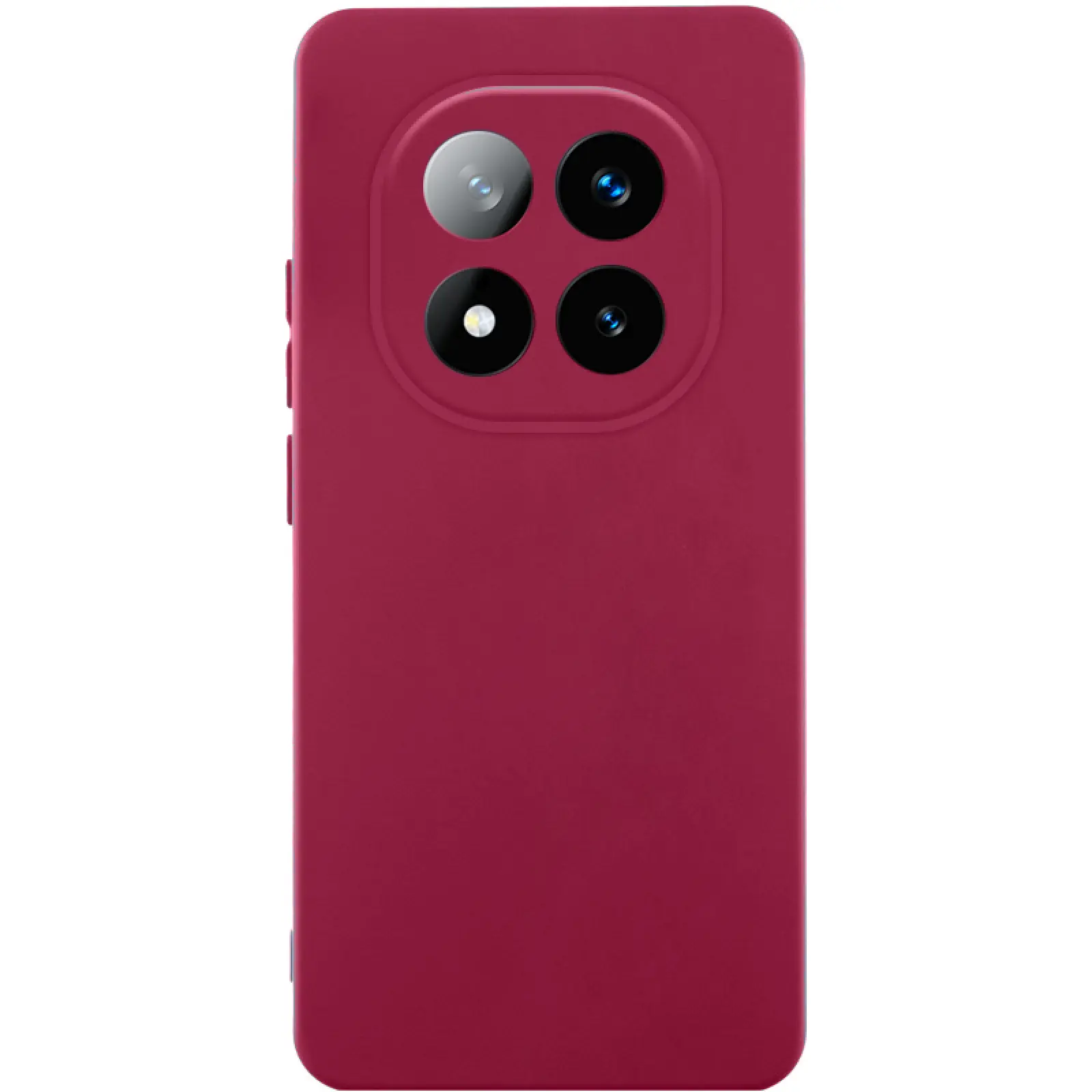 Чехол TPU GETMAN Liquid Silk Full Camera для Xiaomi Redmi Note 14 Pro 4G, Бордовый / Marsala, TPU, купить оптом с доставкой