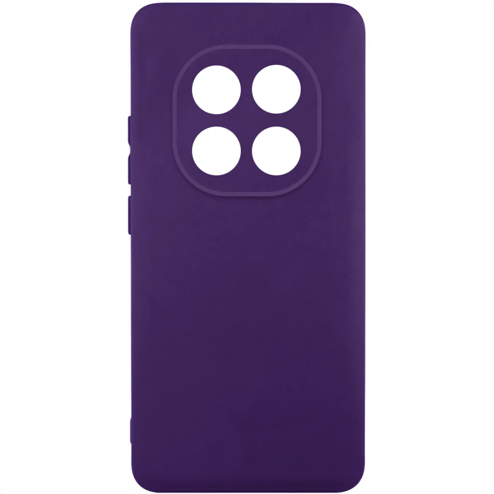 Чехол TPU GETMAN Liquid Silk Full Camera для Xiaomi Redmi Note 14 Pro 4G, Темно фиолетовый / Dark Purple, TPU, купить оптом с доставкой