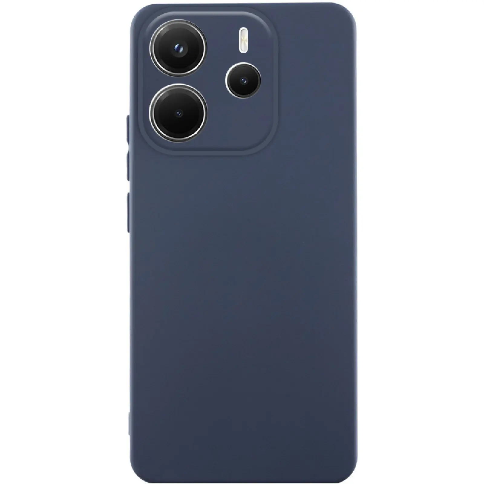 Чехол TPU GETMAN Liquid Silk Full Camera для Xiaomi Redmi Note 14 4G (Europe version), Синий / Midnight Blue, TPU, купить оптом с доставкой
