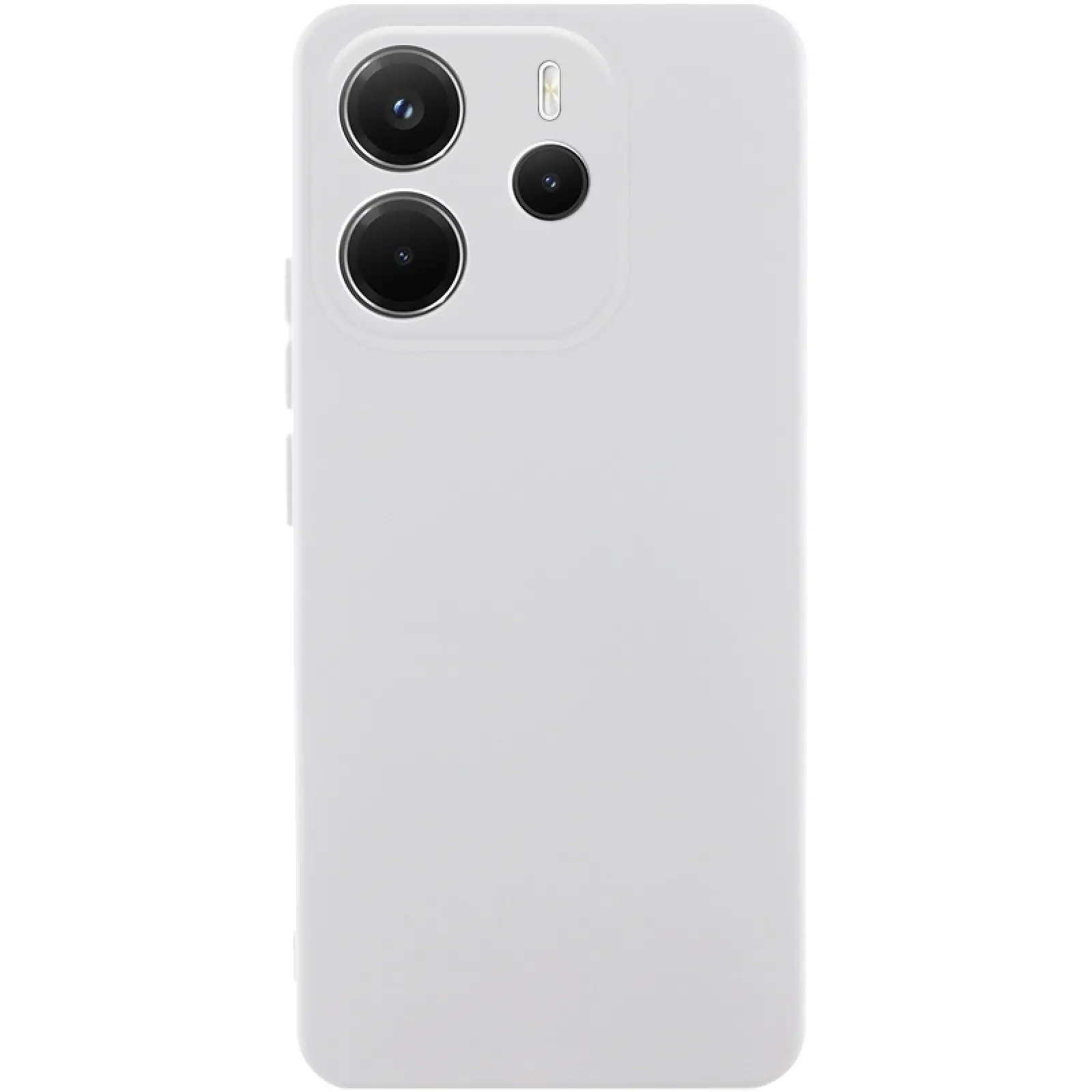 Чехол TPU GETMAN Liquid Silk Full Camera для Xiaomi Redmi Note 14 4G (Europe version), Белый / White, TPU, купить оптом с доставкой