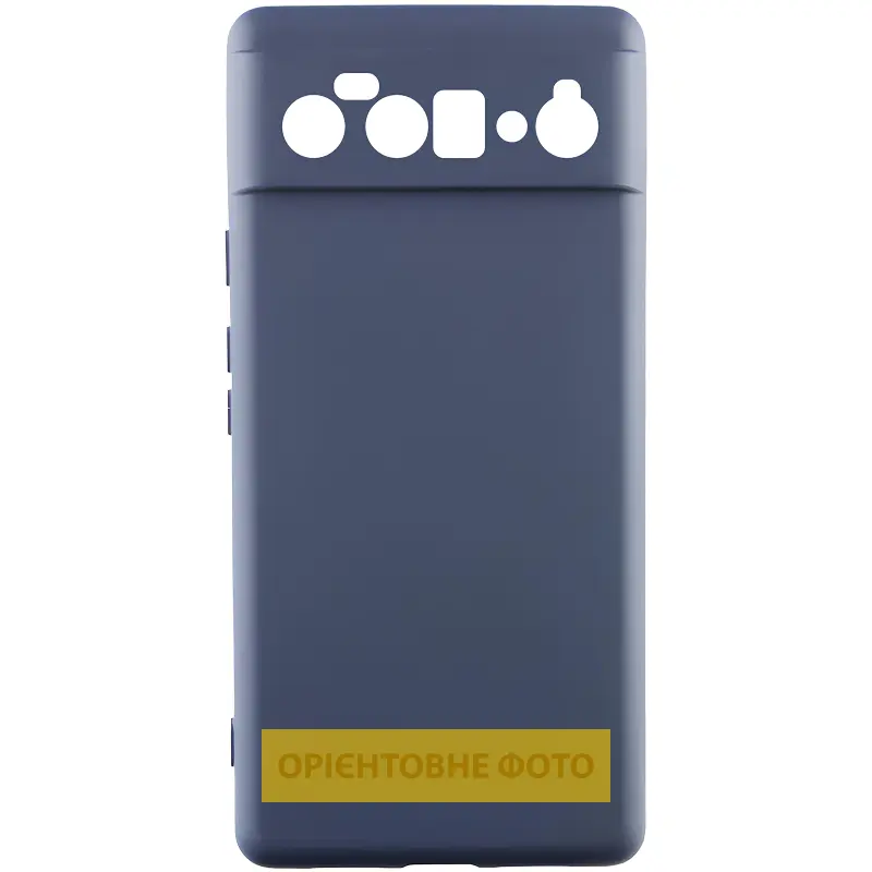 Чехол TPU GETMAN Liquid Silk Full Camera для Motorola Edge 60 Fusion, Синий / Midnight Blue, TPU, купить оптом с доставкой