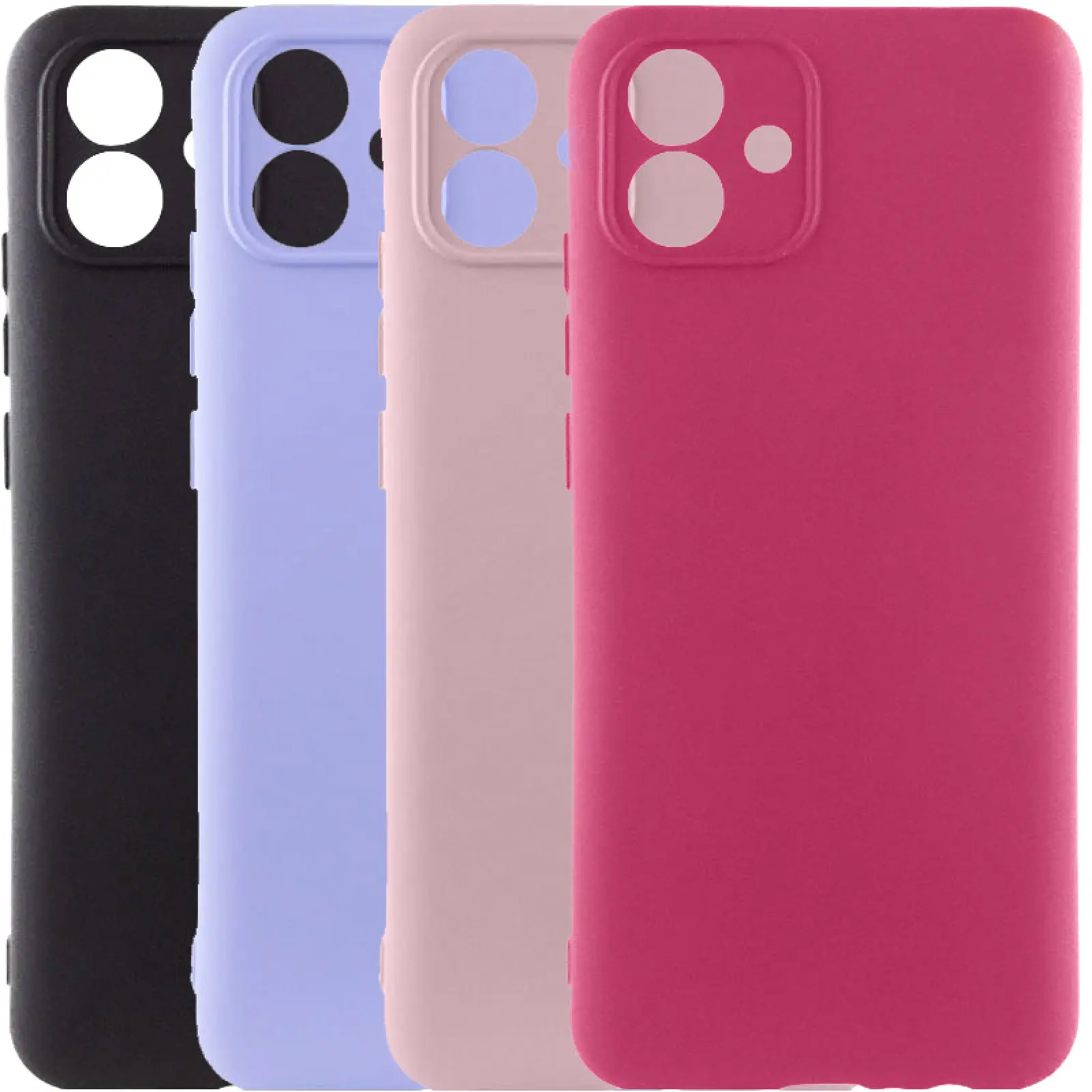 Чохол TPU GETMAN Liquid Silk Full Camera для Samsung Galaxy A07, TPU, купити оптом з доставкою