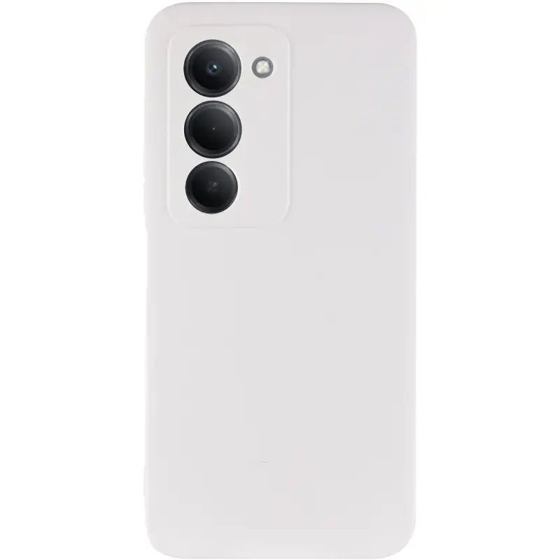 Чехол TPU GETMAN Liquid Silk Full Camera для Xiaomi Redmi 15 (EU), Белый / White 1, TPU, купить оптом с доставкой