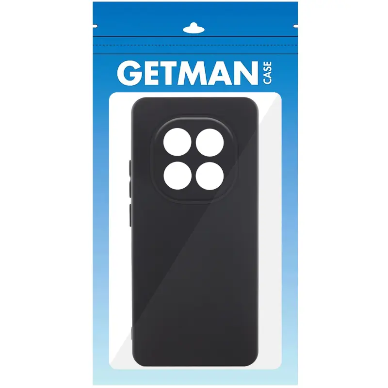 Чехол TPU GETMAN Liquid Silk Full Camera для Xiaomi Redmi Note 15 Pro+ 5G, Черный / Black 1, TPU, купить оптом с доставкой