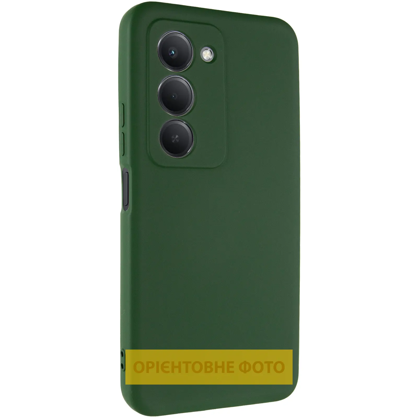 Чехол TPU GETMAN Liquid Silk Full Camera для Xiaomi Redmi 15 (Global), Зеленый / Dark green, TPU, купить оптом с доставкой