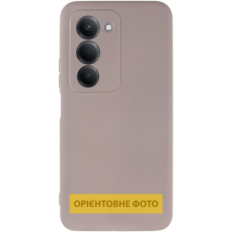 Чехол GETMAN Liquid Silk Full Camera для Xiaomi Redmi 15 (Global) | TPU + Микрофибра на картинке №2