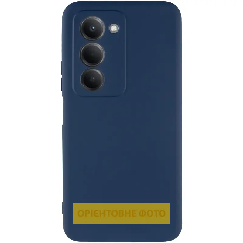 Чехол TPU GETMAN Liquid Silk Full Camera для Xiaomi Redmi 15 (Global), Синий / Midnight Blue 1, TPU, купить оптом с доставкой