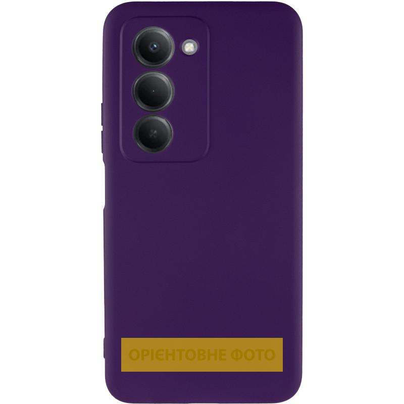 Чехол GETMAN Liquid Silk Full Camera для Xiaomi Redmi 15 (Global) | TPU + Микрофибра на картинке №2