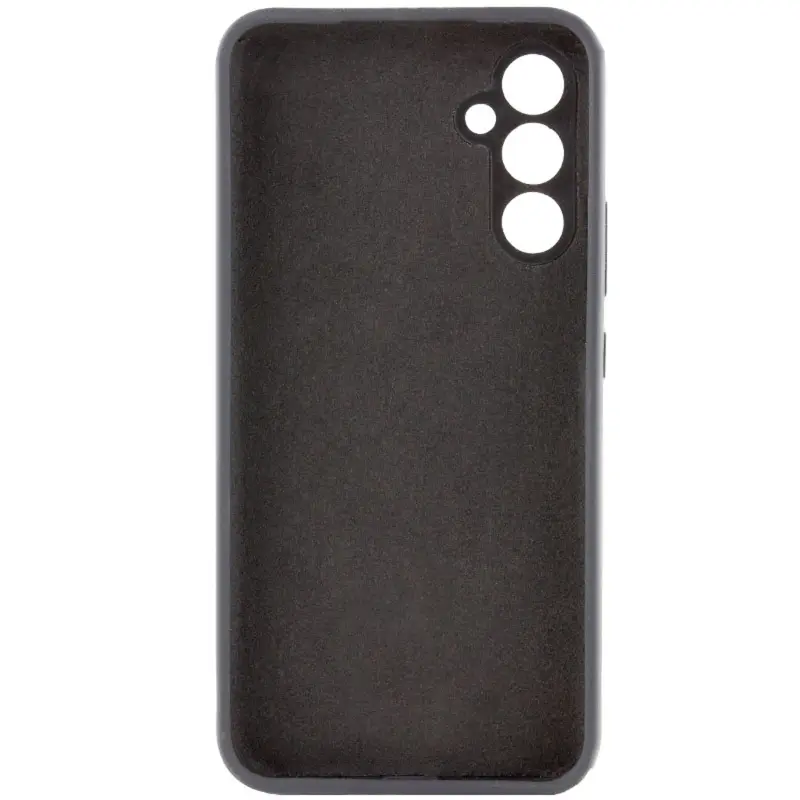 Чехол TPU GETMAN Liquid Silk Full Camera для Samsung Galaxy S26+, Черный / Black 2, TPU, купить оптом с доставкой