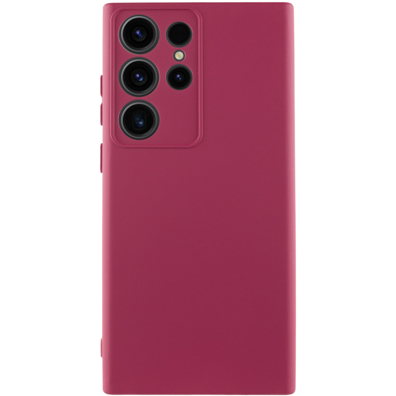 Чохол GETMAN Liquid Silk Full Camera для Samsung Galaxy S26 Ultra | TPU + Мікрофібра на малюнкі №1