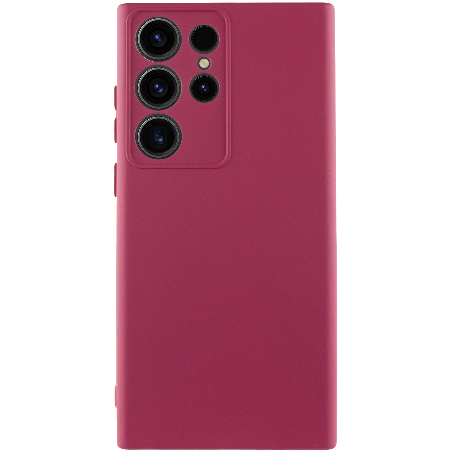 Чехол TPU GETMAN Liquid Silk Full Camera для Samsung Galaxy S26 Ultra, Бордовый / Marsala, TPU, купить оптом с доставкой
