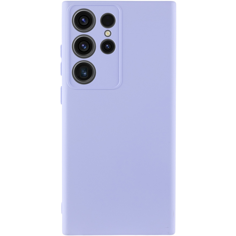 Чехол TPU GETMAN Liquid Silk Full Camera для Samsung Galaxy S26 Ultra, Сиреневый / Light purple, TPU, купить оптом с доставкой