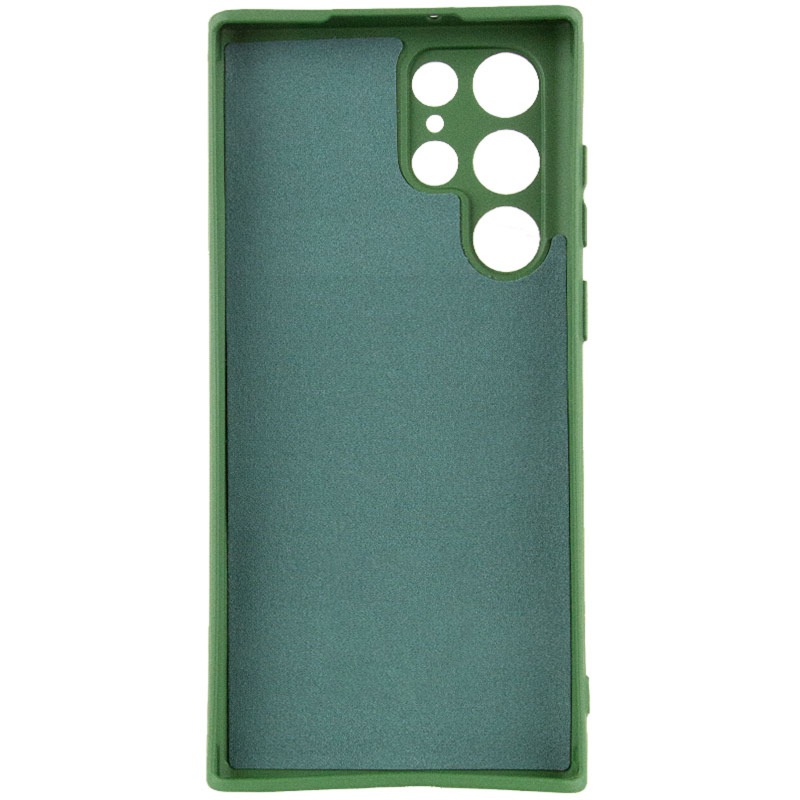 Чехол TPU GETMAN Liquid Silk Full Camera для Samsung Galaxy S26 Ultra, Зеленый / Dark green 2, TPU, купить оптом с доставкой