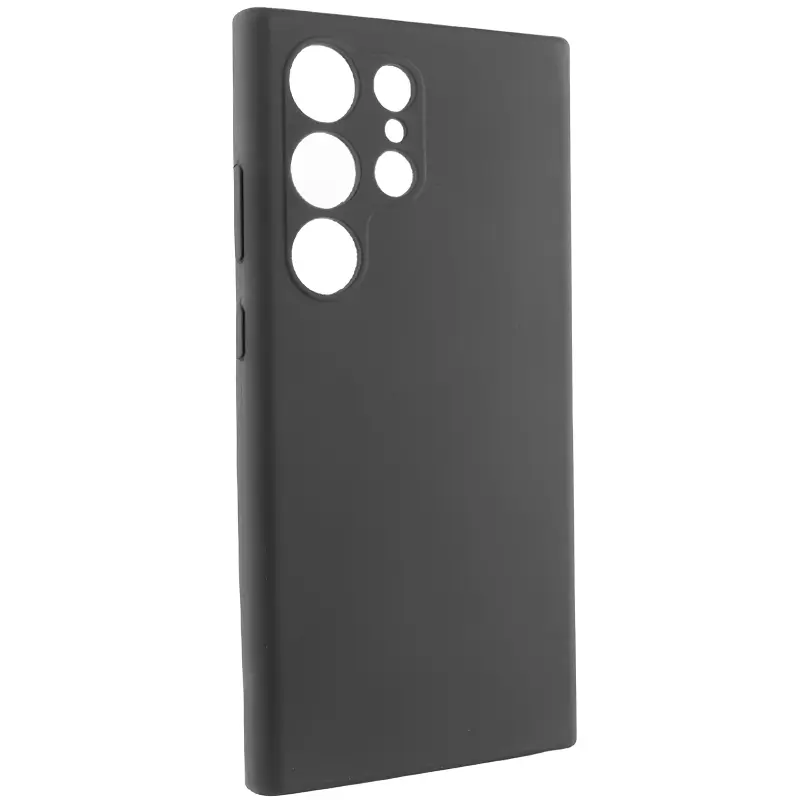 Чехол TPU GETMAN Liquid Silk Full Camera для Samsung Galaxy S26 Ultra, Черный / Black 1, TPU, купить оптом с доставкой