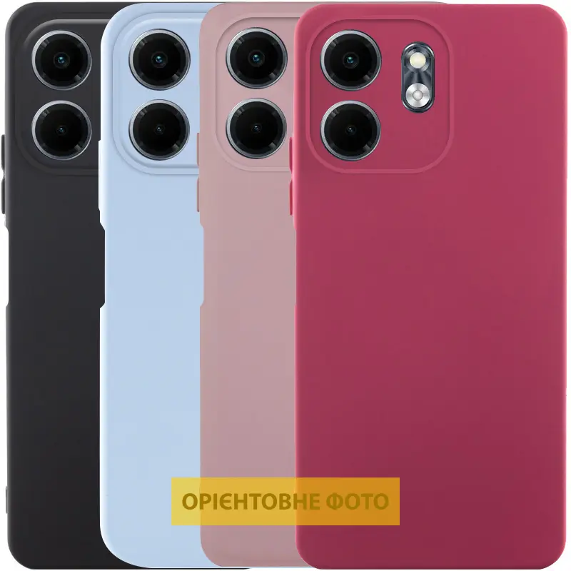 Чехол TPU GETMAN Liquid Silk Full Camera для TECNO Spark Go 2, TPU, купить оптом с доставкой