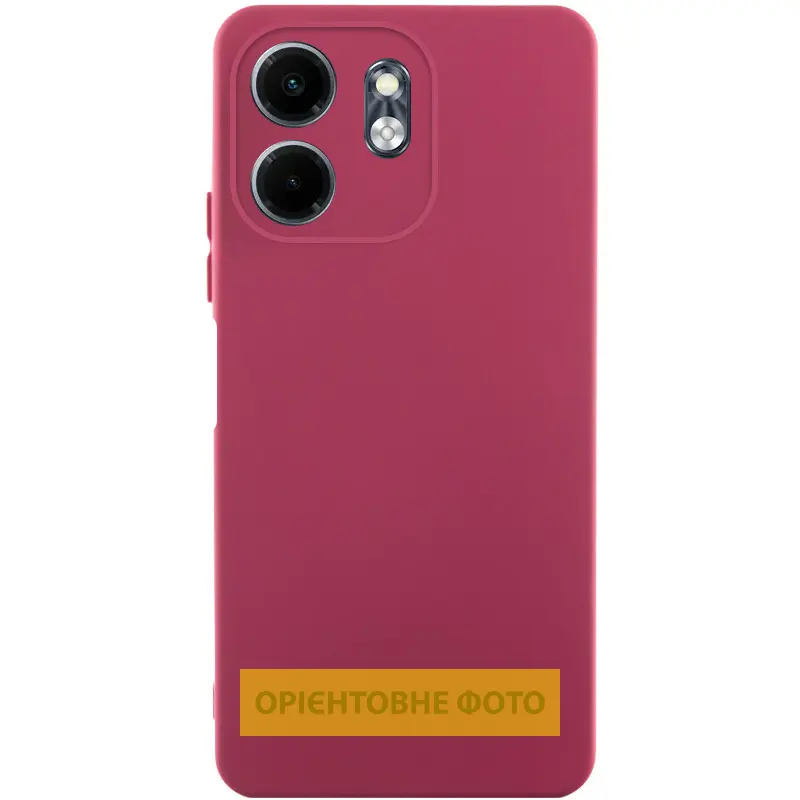 Чехол TPU GETMAN Liquid Silk Full Camera для TECNO Spark Go 2, Бордовый / Marsala, TPU, купить оптом с доставкой