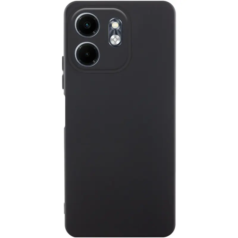 Чехол TPU GETMAN Liquid Silk Full Camera для TECNO Spark Go 2, Черный / Black, TPU, купить оптом с доставкой